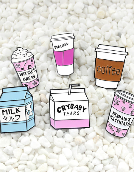 Kawaii Pink Drink Pin