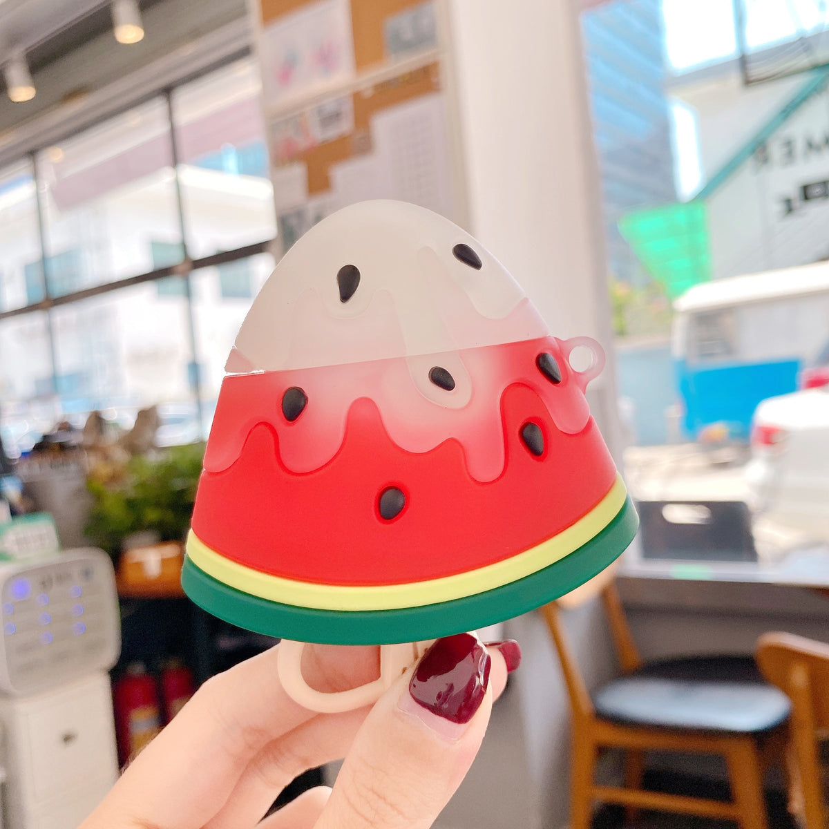 Kawaii Watermelon AirPods Case