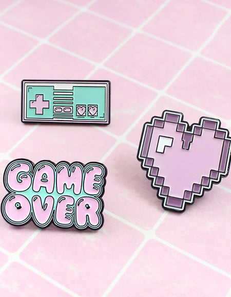 Kawaii Game Console Pins
