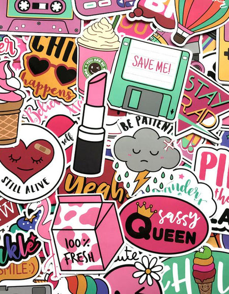 Kawaii Girly Stickers (61 pcs)