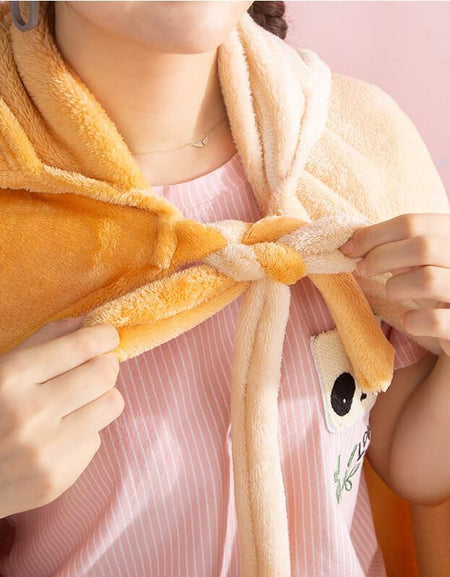 Kawaii Hoodie Blanket