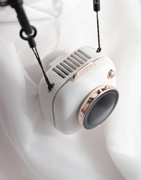Kawaii Mini Camera Neck Fan