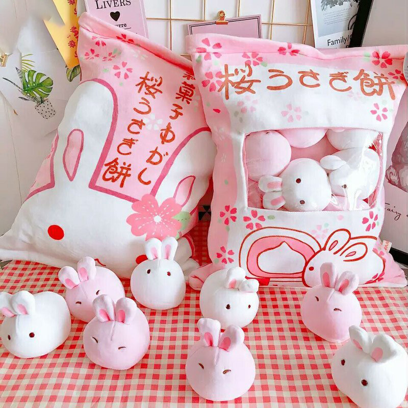 Kawaii Bunny Bag Plushies
