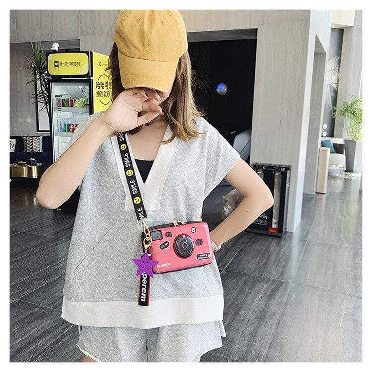 Kawaii Camera Shoulder Bag - BlossomMemento