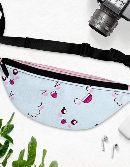 Kawaii Faces Fanny Pack - BlossomMemento