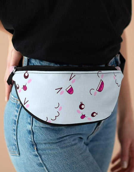 Kawaii Faces Fanny Pack - BlossomMemento