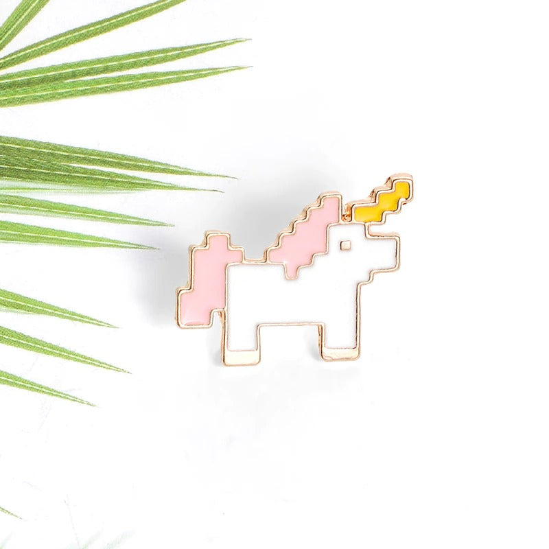 Kawaii Pixel Unicorn Pin