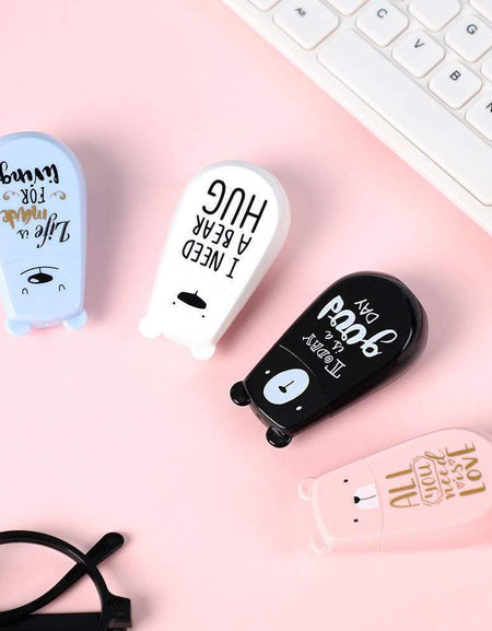 Kawaii Bear Correction Tape - BlossomMemento