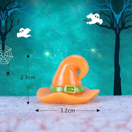Kawaii Witch Hat Figurines (5Pcs) - BlossomMemento