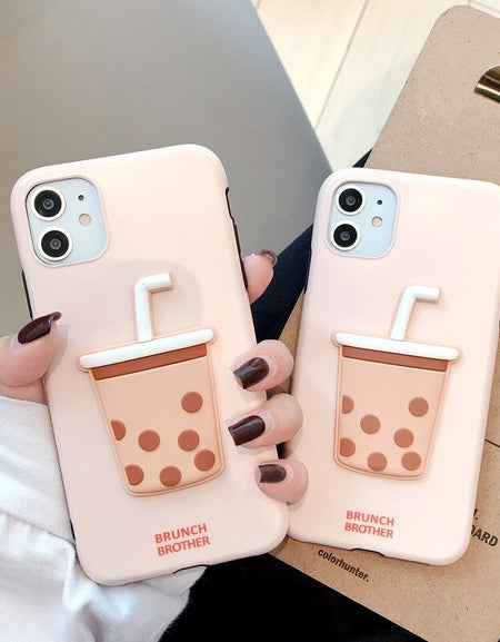 Kawaii Boba Tea Iphone Case