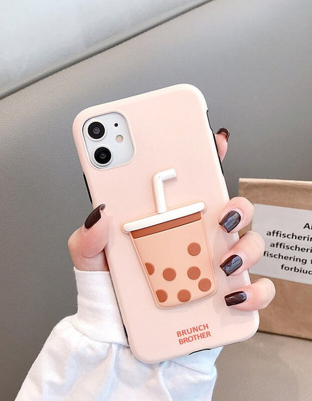Kawaii Boba Tea Iphone Case