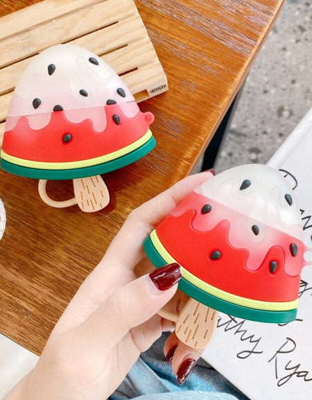 Kawaii Watermelon AirPods Case