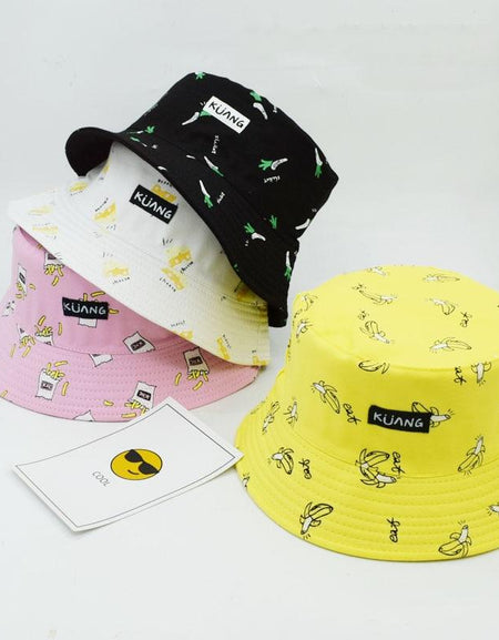 Kawaii Colorful Bucket Hat - BlossomMemento