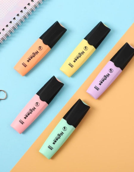 Kawaii Colorful Highlighter (6pcs) - BlossomMemento