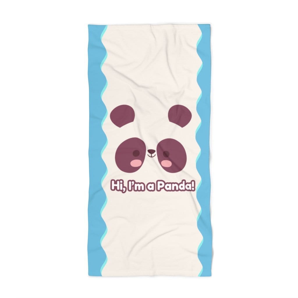 Kawaii Panda Beach Towel - BlossomMemento