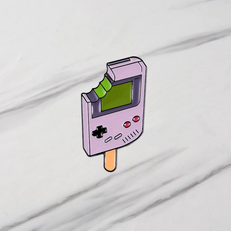 Kawaii Popsicle Gameboy Pin