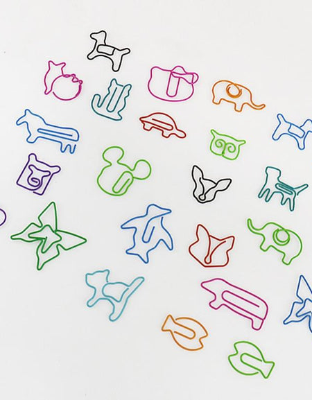 Kawaii Animal Paper Clips Creative (30pcs) - BlossomMemento