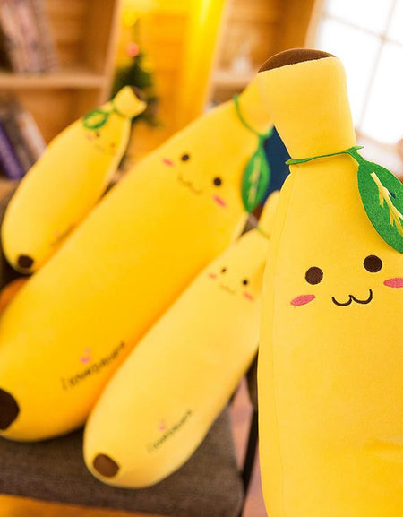 Kawaii Banana Plush/Pillow - BlossomMemento