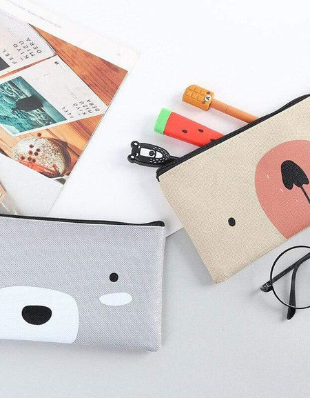 Kawaii Beary Pencil Case - BlossomMemento