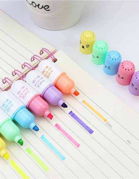 Kawaii Capsule Highlighter - BlossomMemento