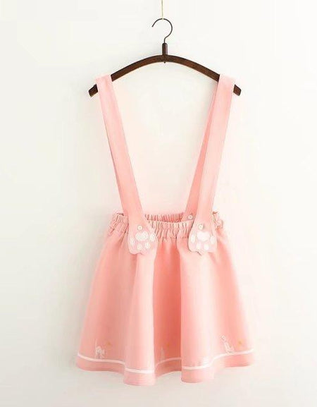 Kawaii Cat Paw Skirt - BlossomMemento