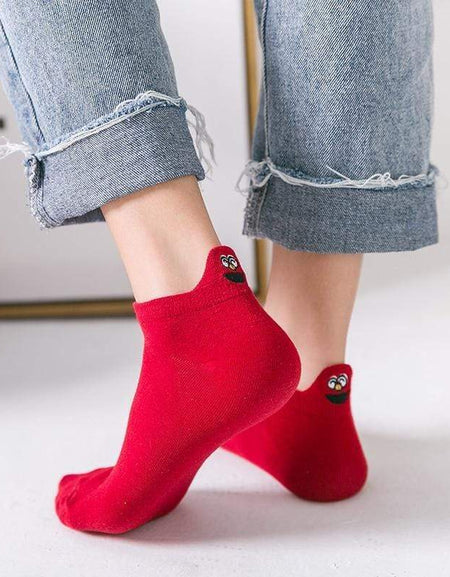 Kawaii Colorful Pop-Up Socks - BlossomMemento