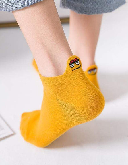 Kawaii Colorful Pop-Up Socks - BlossomMemento