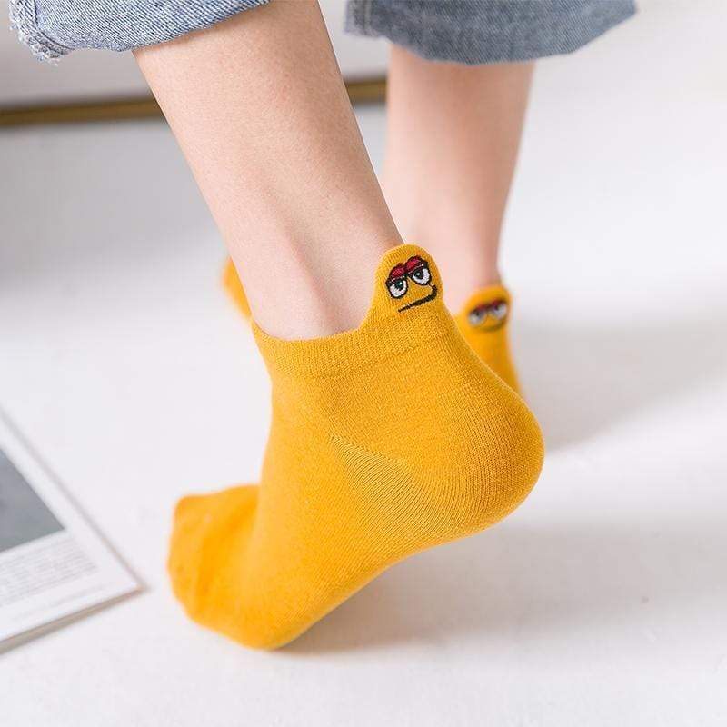 Kawaii Colorful Pop-Up Socks - BlossomMemento