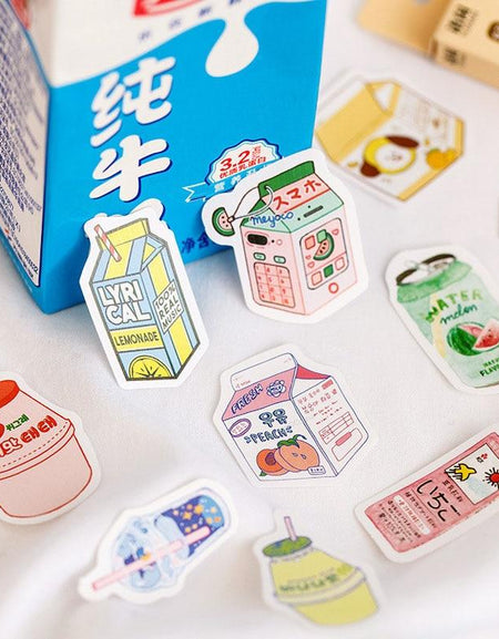 Kawaii Colorful Stickers in 4 themes - BlossomMemento