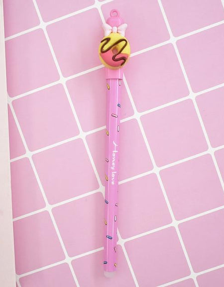 Kawaii Donut Erasable Gel Pen (3Pcs) - BlossomMemento
