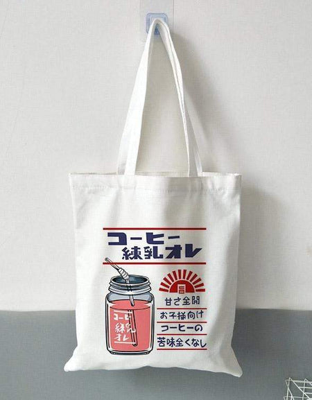 Kawaii Drinks Tote Bag - BlossomMemento