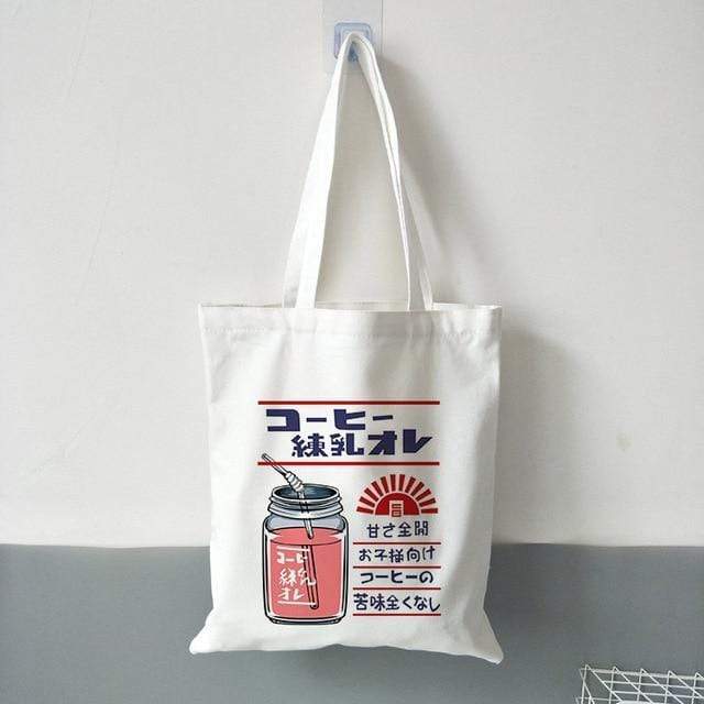 Kawaii Drinks Tote Bag - BlossomMemento