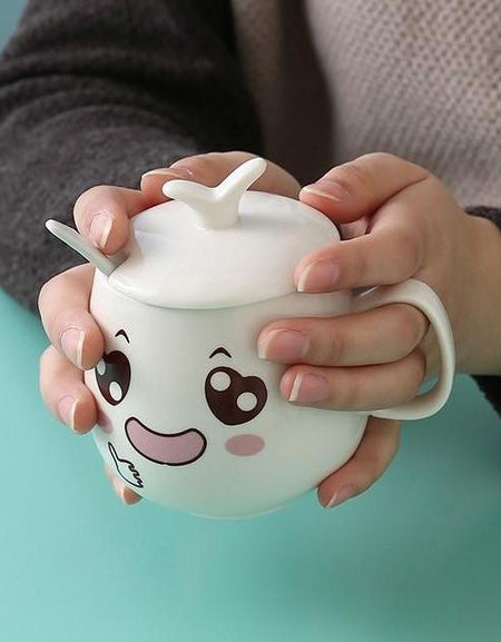 Kawaii Faces Mug - BlossomMemento