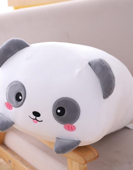 Kawaii Big Head Panda Plush – BlossomMemento