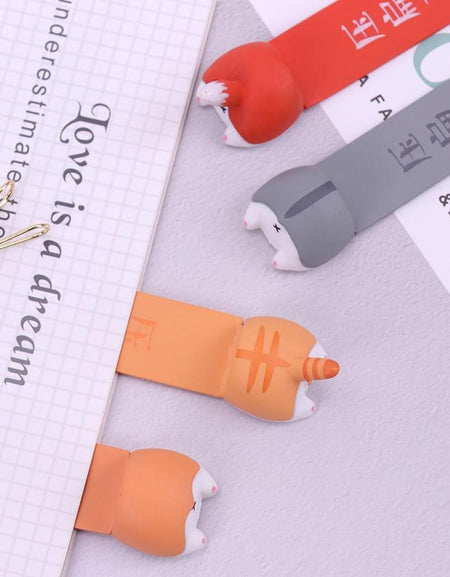Kawaii Hamster Ass Bookmarks - BlossomMemento