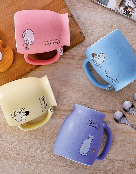 Kawaii Kitten Mug - BlossomMemento