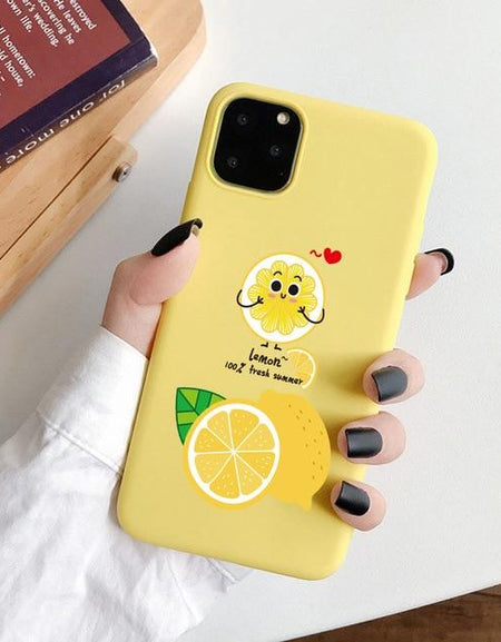 Kawaii Lemon Matte Phone Case - BlossomMemento