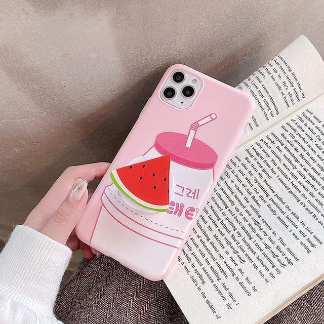 Kawaii Milky Watermelon Phone Case - BlossomMemento