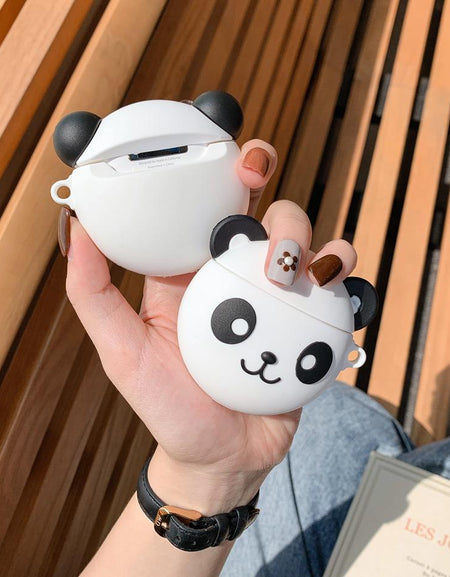 Kawaii Panda AirPods 1/2 Case - BlossomMemento