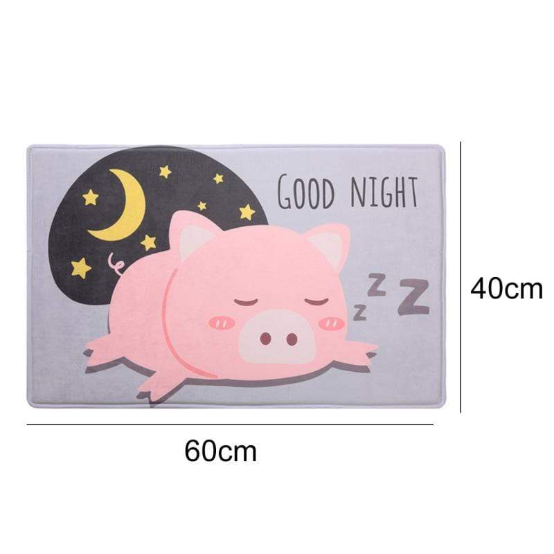 Kawaii Piggy Carpet - BlossomMemento