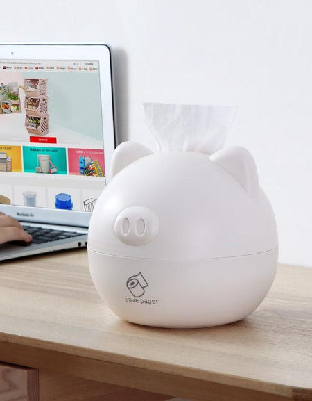 Kawaii Piggy Tissue Box - BlossomMemento