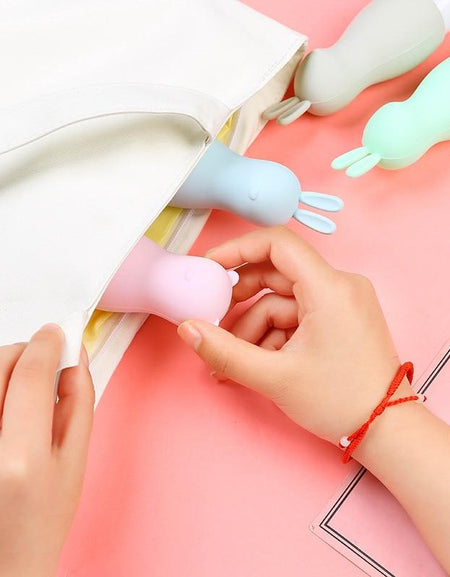 Kawaii Rabbit/Bear Refillable Bottle - BlossomMemento