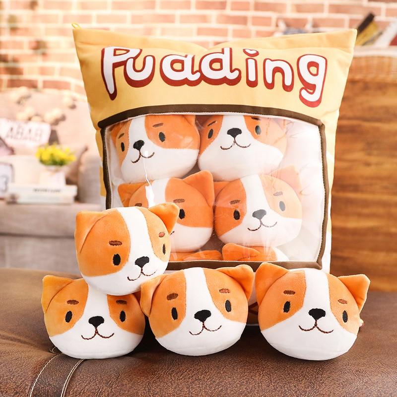 Kawaii Shiba-Inu Bag Plushies - BlossomMemento