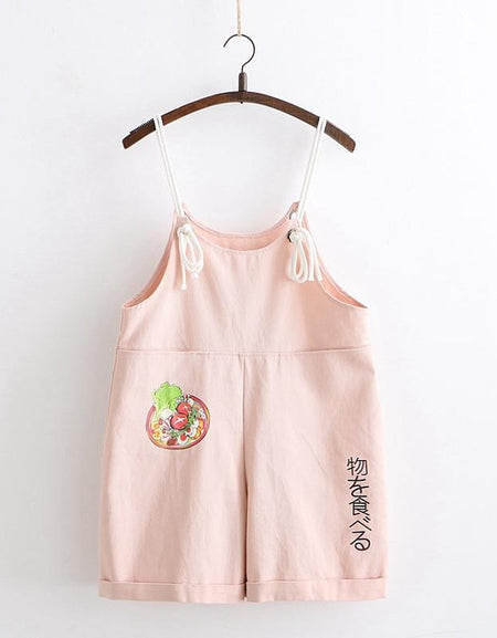 Kawaii Summer Japanese Overall - BlossomMemento
