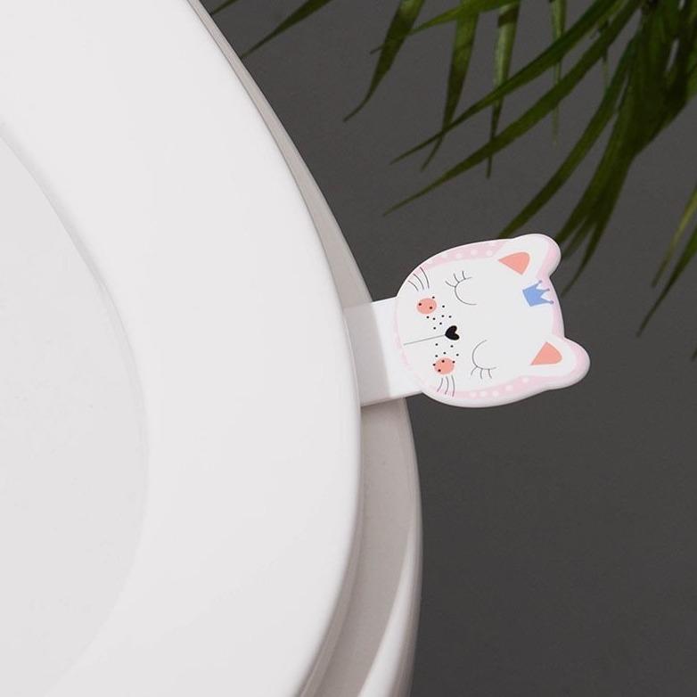 Kawaii Toilet Lid Device - BlossomMemento