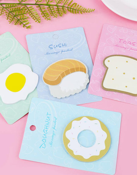 Kawaii Breakfast Sticky Notes - BlossomMemento