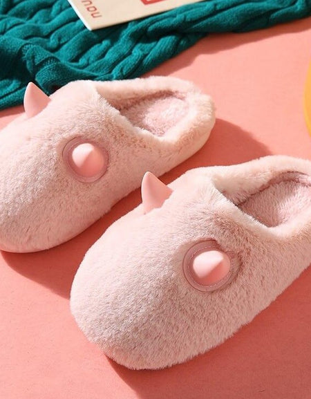 Kawaii Horn Slippers