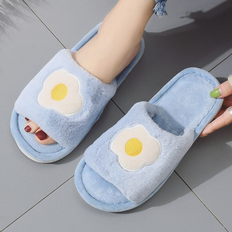 Kawaii Egg Slippers