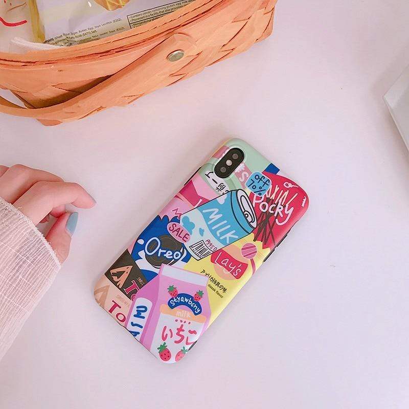 Kawaii Japanese Milk Phone Case - BlossomMemento