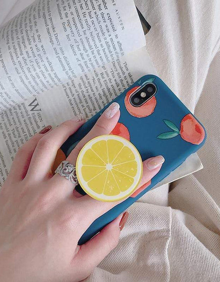 Kawaii Peach/Orange Phone Case - BlossomMemento